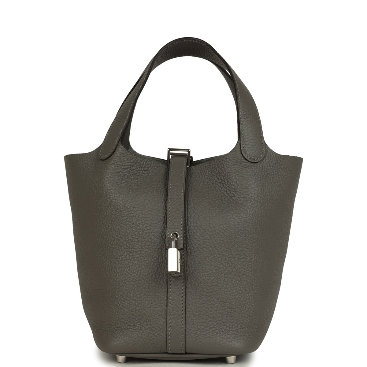 Hermes Picotin Lock 18 Gris Meyer Palladium Hardware Bag