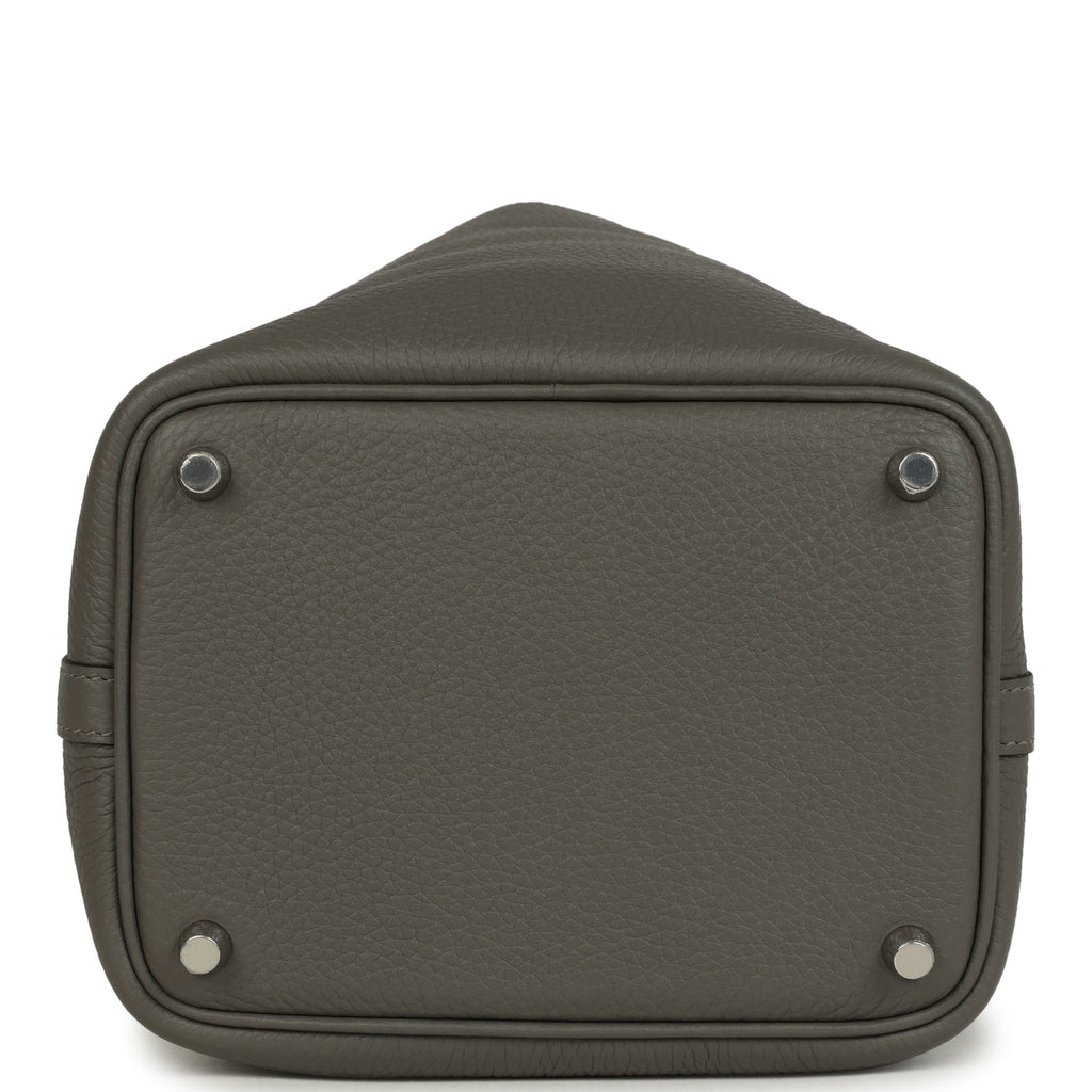 Hermes Picotin Lock 18 Gris Meyer Palladium Hardware Bag