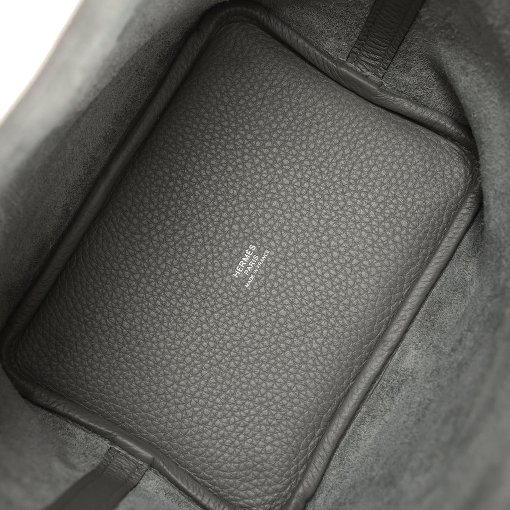 Hermes Picotin Lock 18 Gris Meyer Palladium Hardware Bag