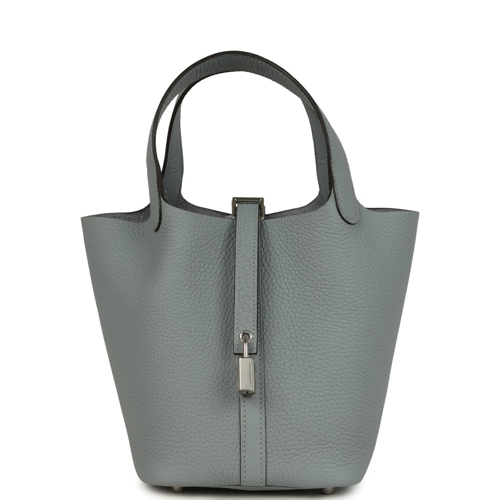 Hermes Picotin Lock 18 Gris Pantin Palladium Hardware Bag