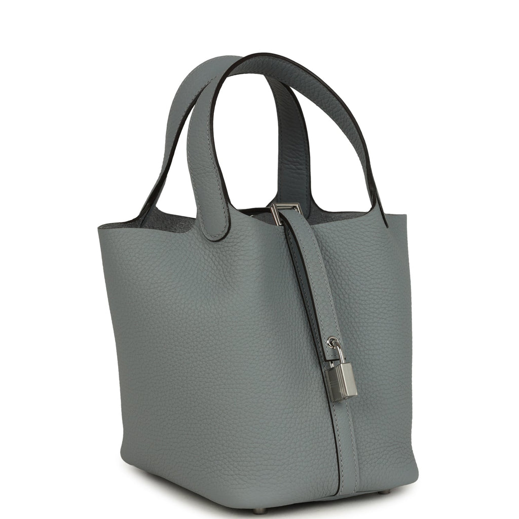 Hermes Picotin Lock 18 Gris Pantin Palladium Hardware Bag