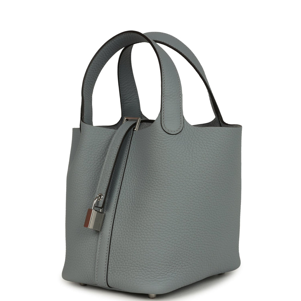 Hermes Picotin Lock 18 Gris Pantin Palladium Hardware Bag