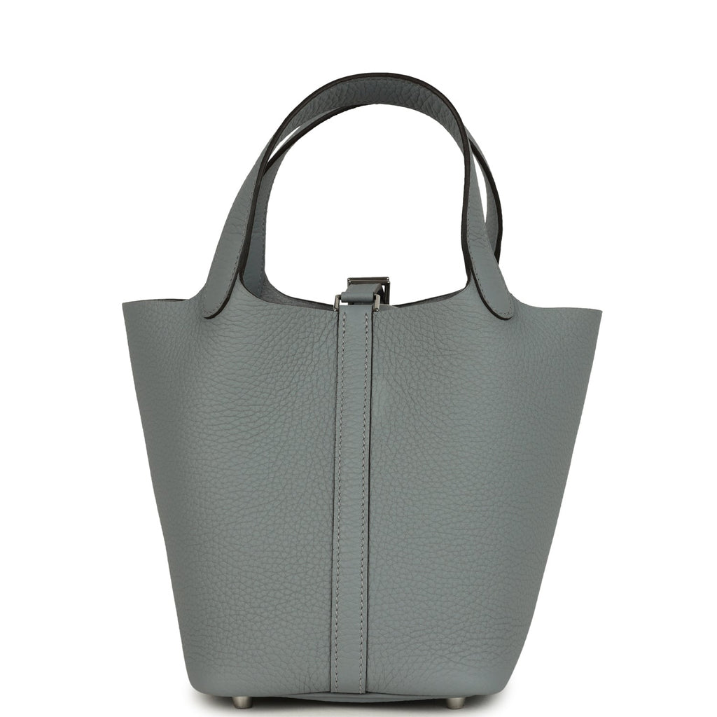 Hermes Picotin Lock 18 Gris Pantin Palladium Hardware Bag