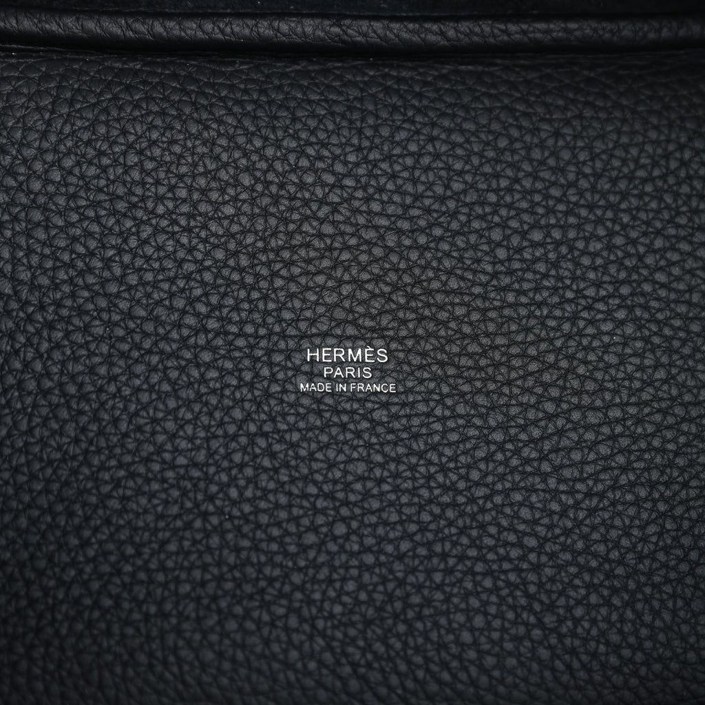 Hermes Picotin Lock 18 Monochrome Black Clemence Black Hardware Bag