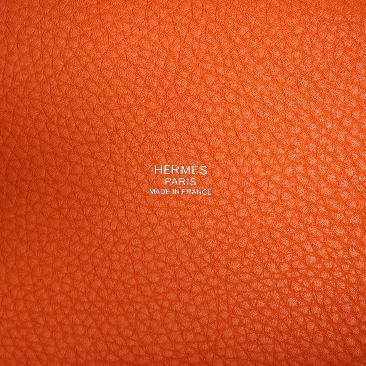 Hermes Picotin Lock 18 Orange Clemence Palladium Hardware Bag