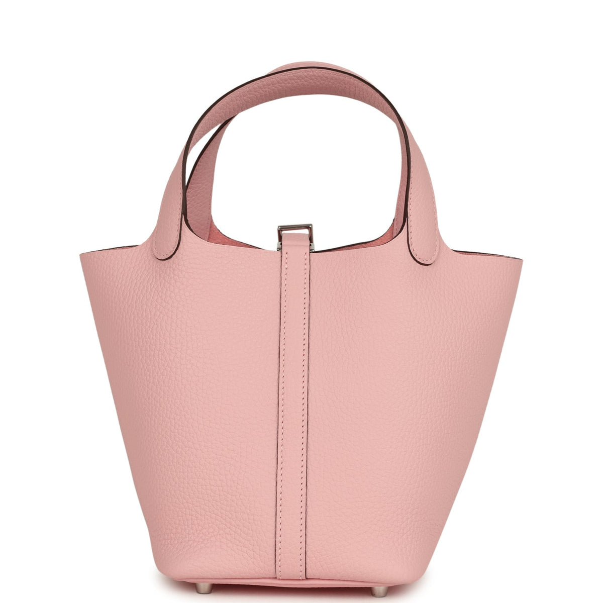 Hermes Picotin Lock 18 Rose Sakura Clemence Palladium Hardware Bag
