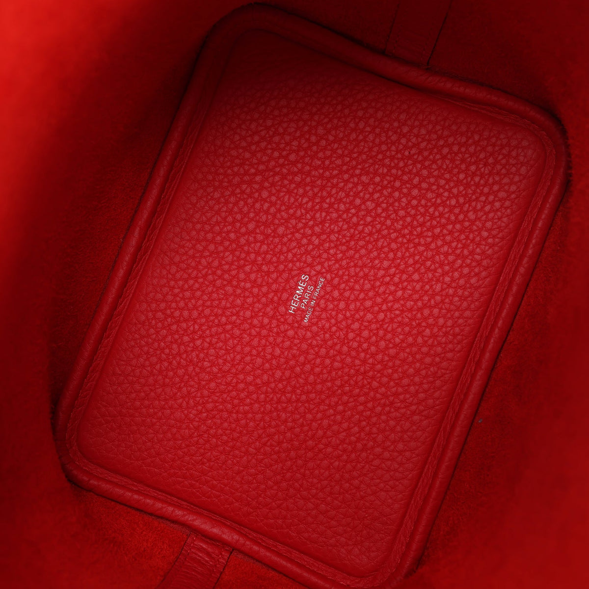 Hermes Picotin Lock 18 Rouge Radieux Clemence Palladium Hardware Bag