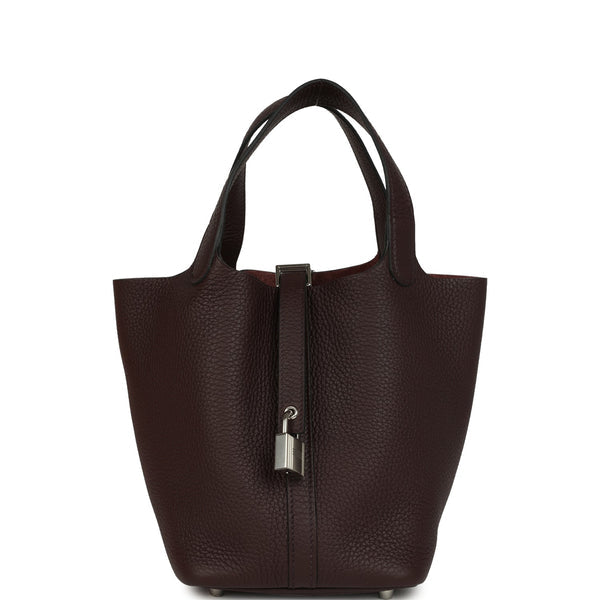 Hermes Picotin Lock 18 Rouge Sellier Palladium Hardware Bag