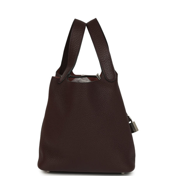 Hermes Picotin Lock 18 Rouge Sellier Palladium Hardware Bag