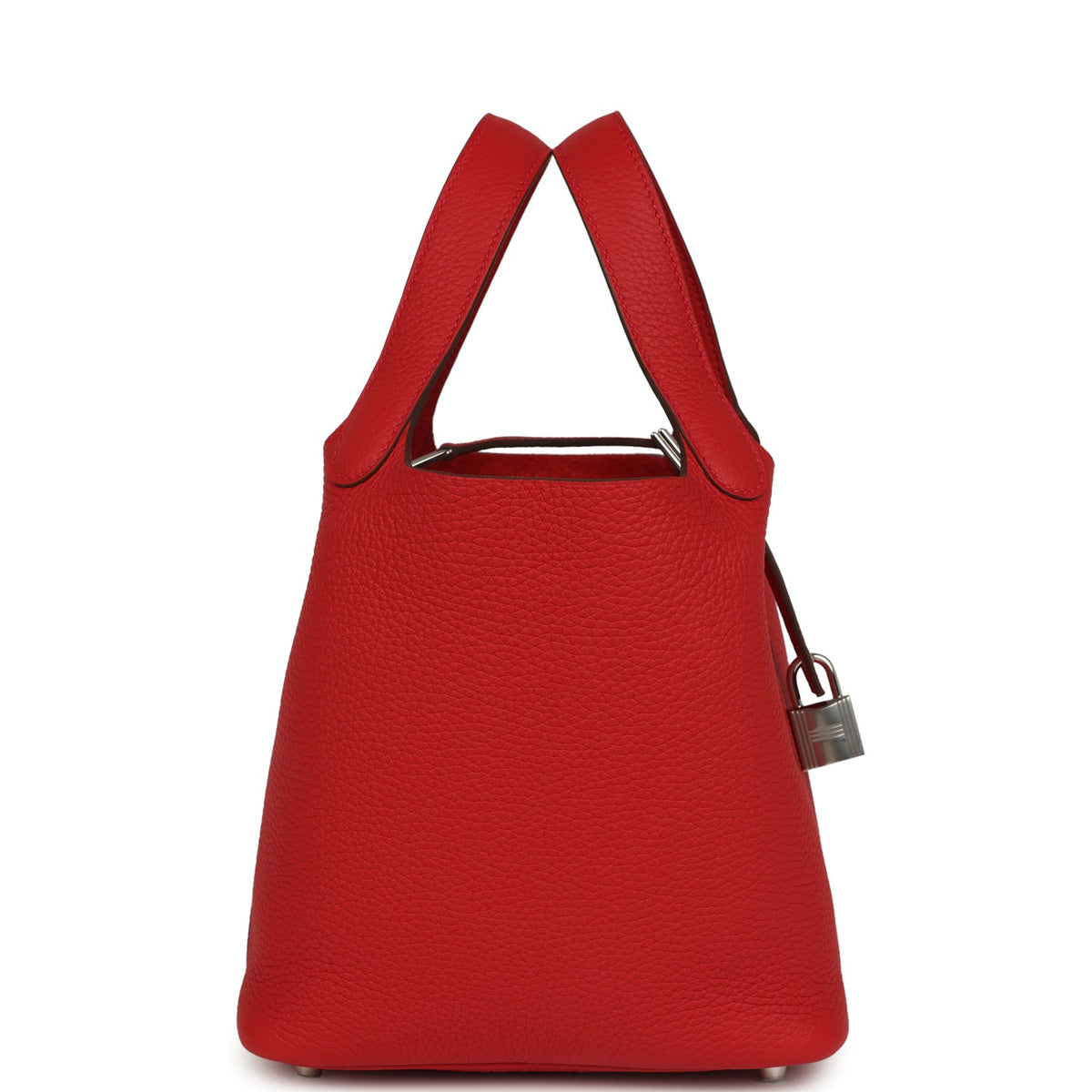 Hermes Picotin Lock 18 Vermillion Palladium Hardware Bag