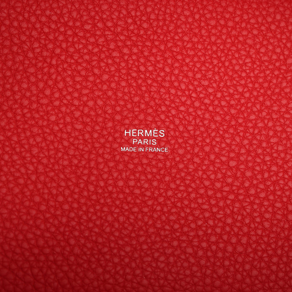 Hermes Picotin Lock 18 Vermillion Palladium Hardware Bag