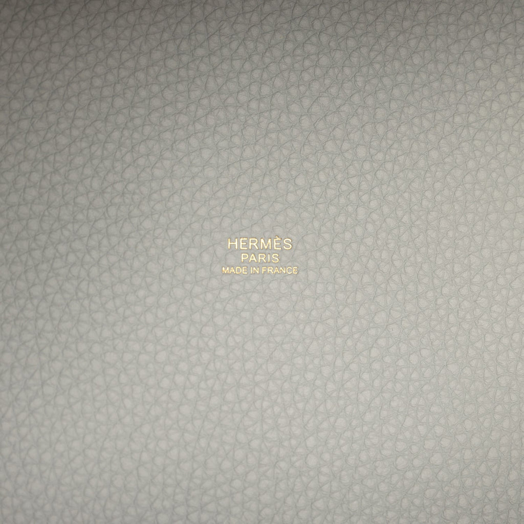 Hermes Picotin Lock 22 Bleu Glacier Gold Hardware Bag