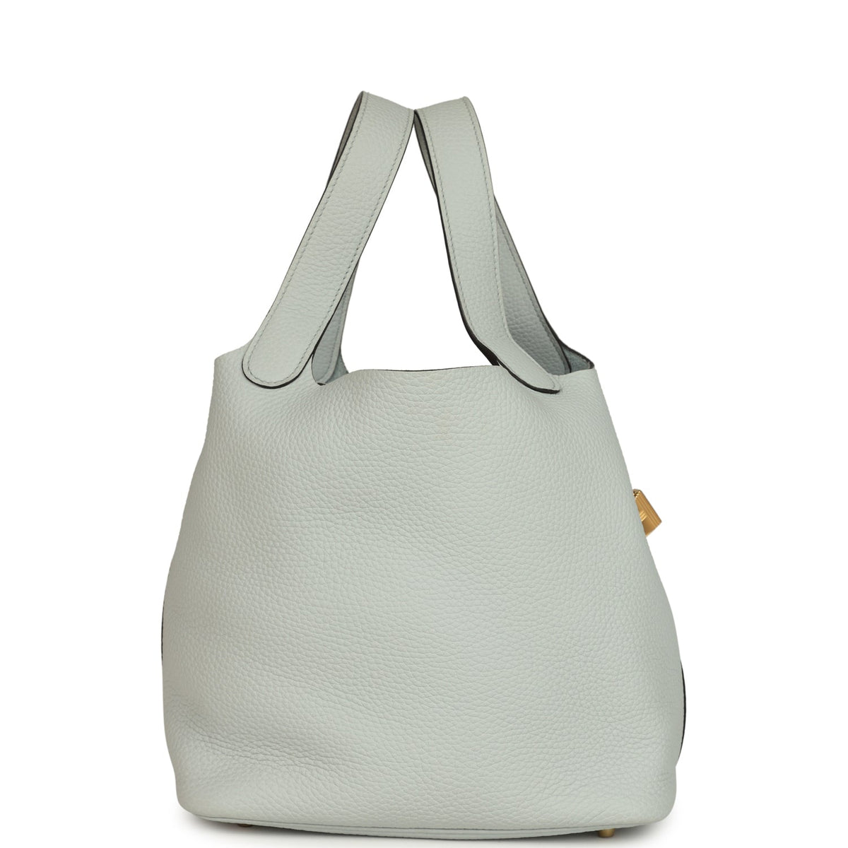 Hermes Picotin Lock 22 Bleu Pale Gold Hardware Bag