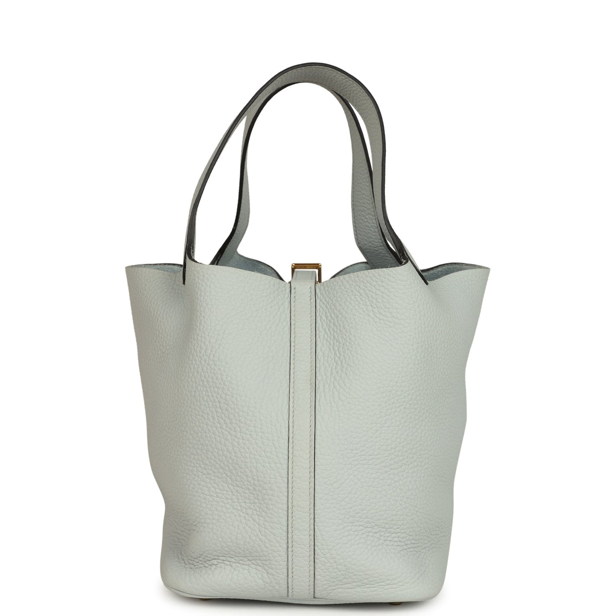 Hermes Picotin Lock 22 Bleu Pale Gold Hardware Bag
