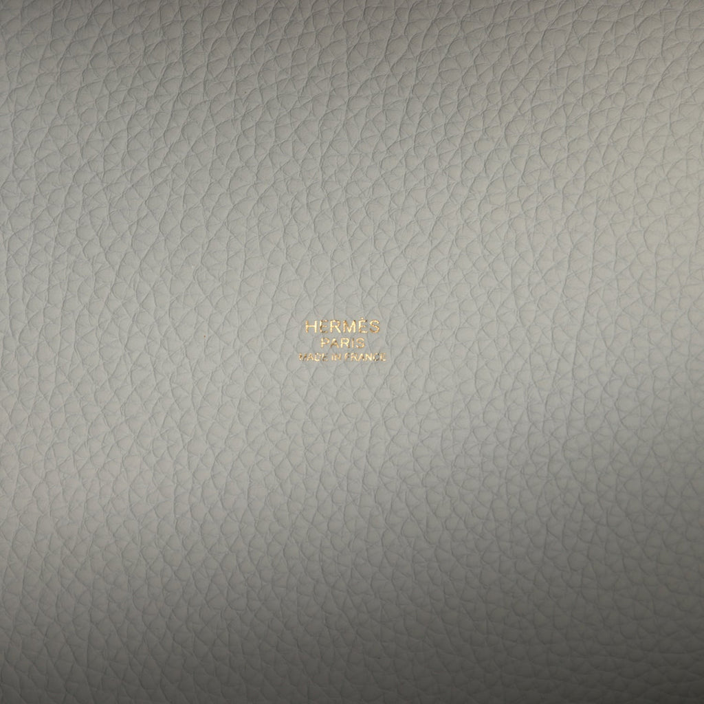 Hermes Picotin Lock 22 Bleu Pale Gold Hardware Bag