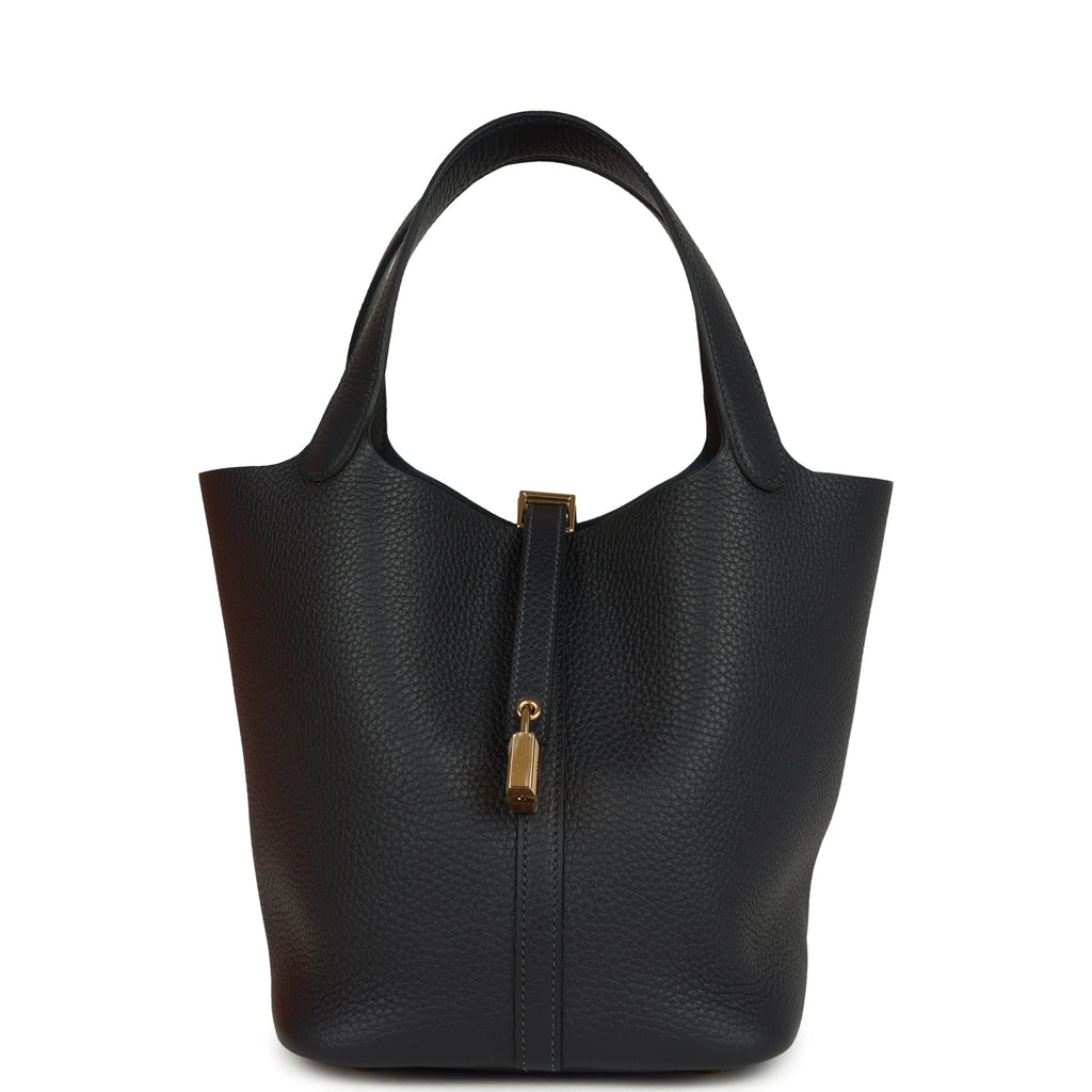 Hermes Picotin Lock 22 Caban Gold Hardware Bag