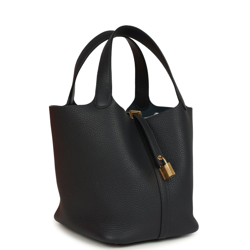 Hermes Picotin Lock 22 Caban Gold Hardware Bag