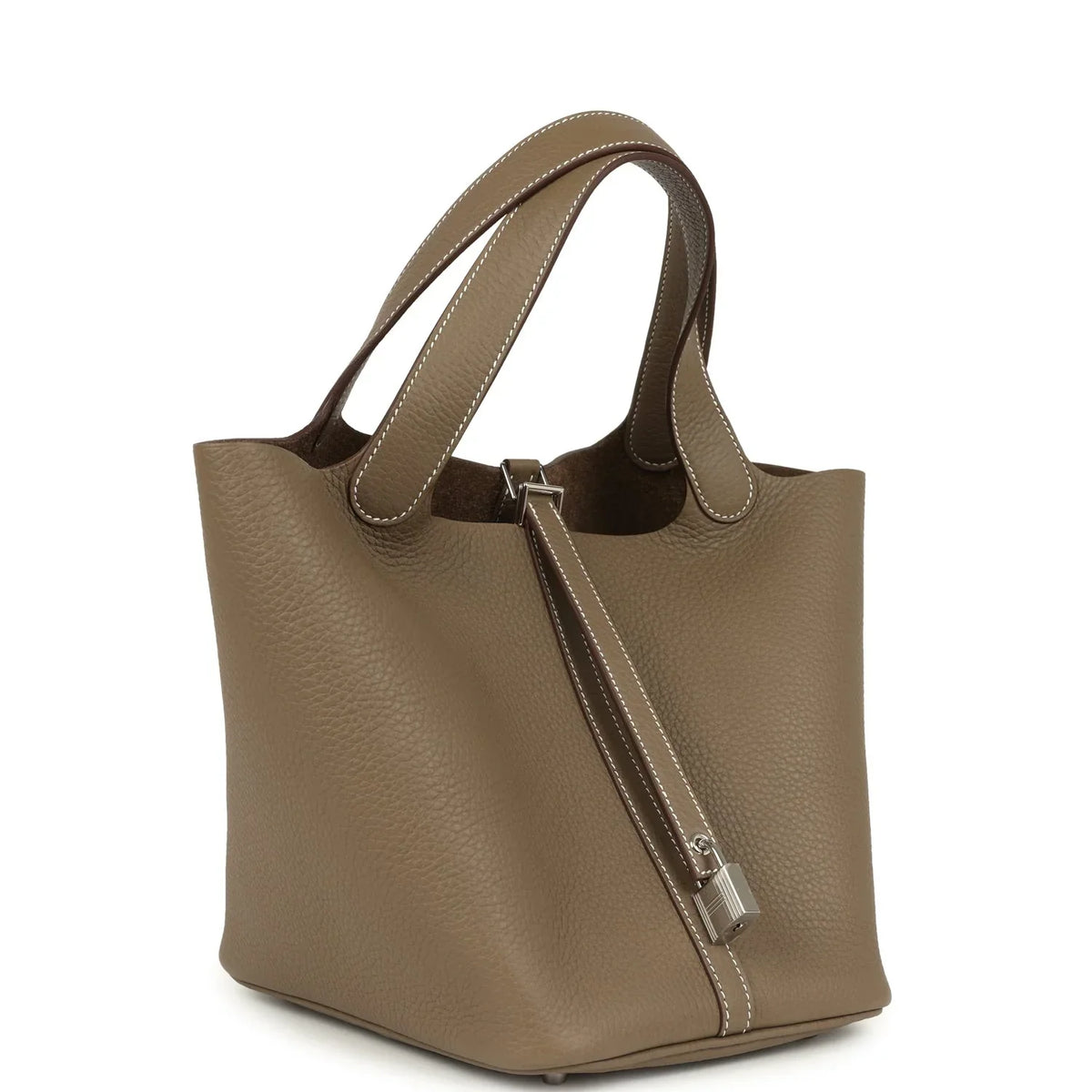 Hermes Picotin Lock 22 Etoupe Palladium Hardware Bag