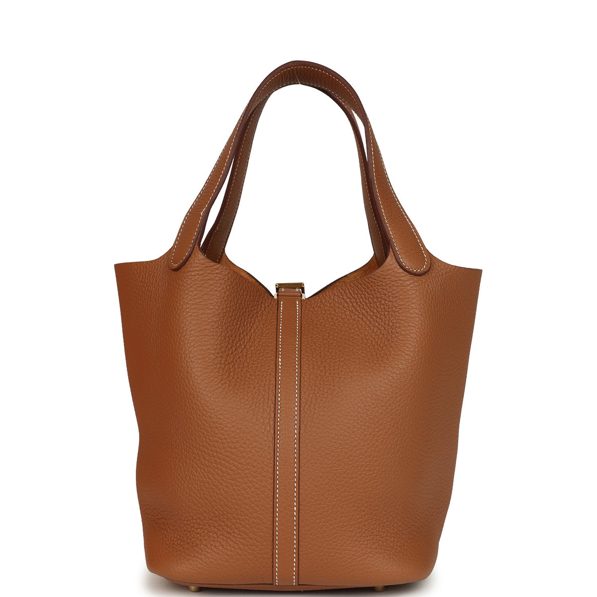 Hermes Picotin Lock 22 Gold Clemence Gold Hardware Bag