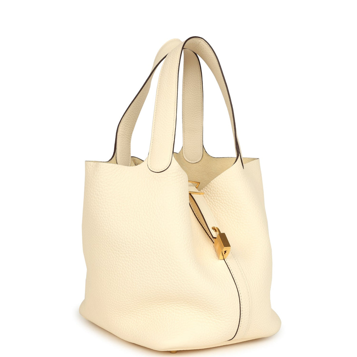 Hermes Picotin Lock 22 Nata Clemence Gold Hardware Bag