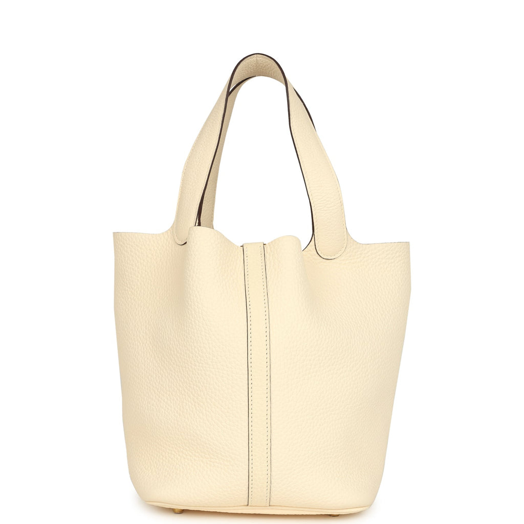 Hermes Picotin Lock 22 Nata Clemence Gold Hardware Bag