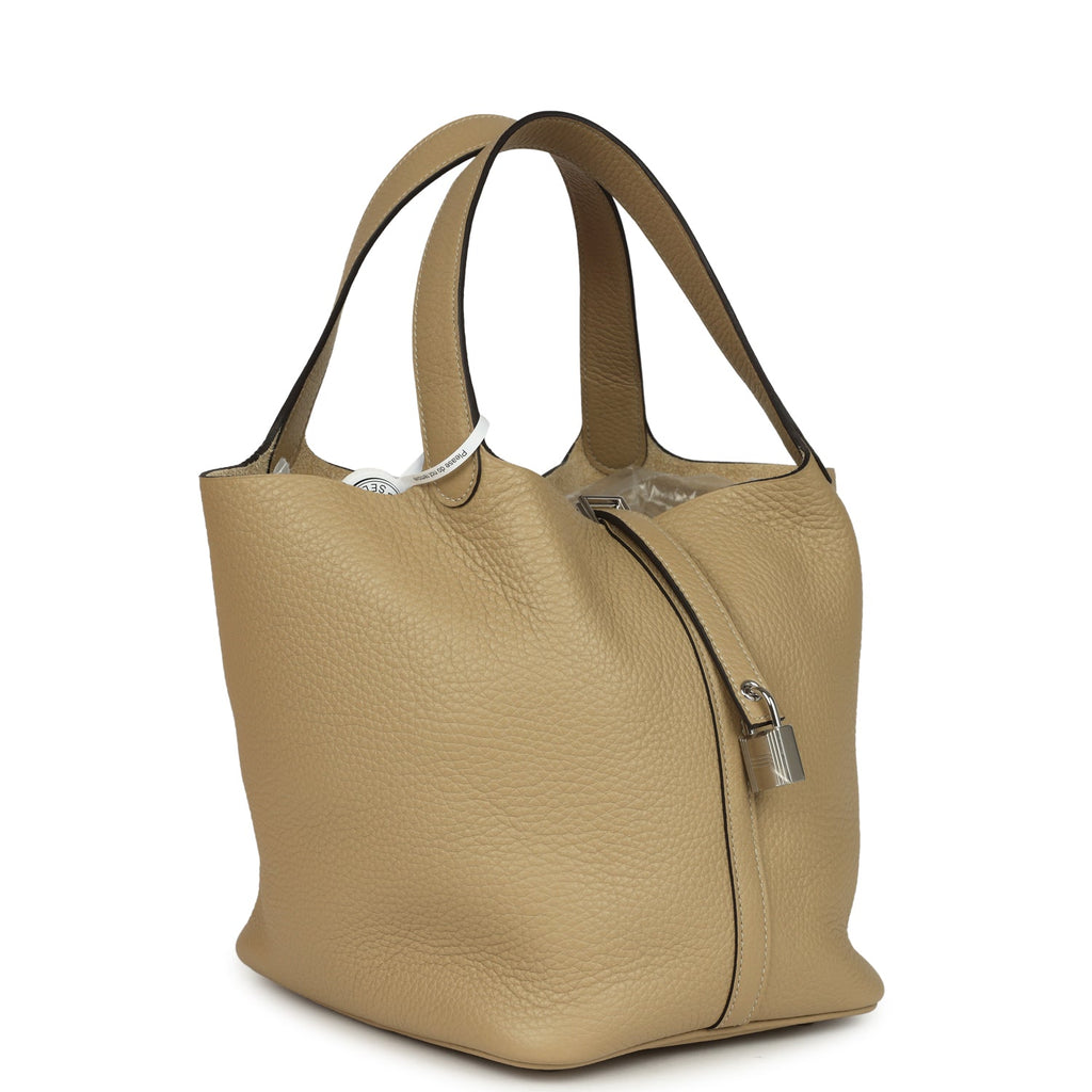 Hermes Picotin Lock 22 Trench Palladium Hardware Bag