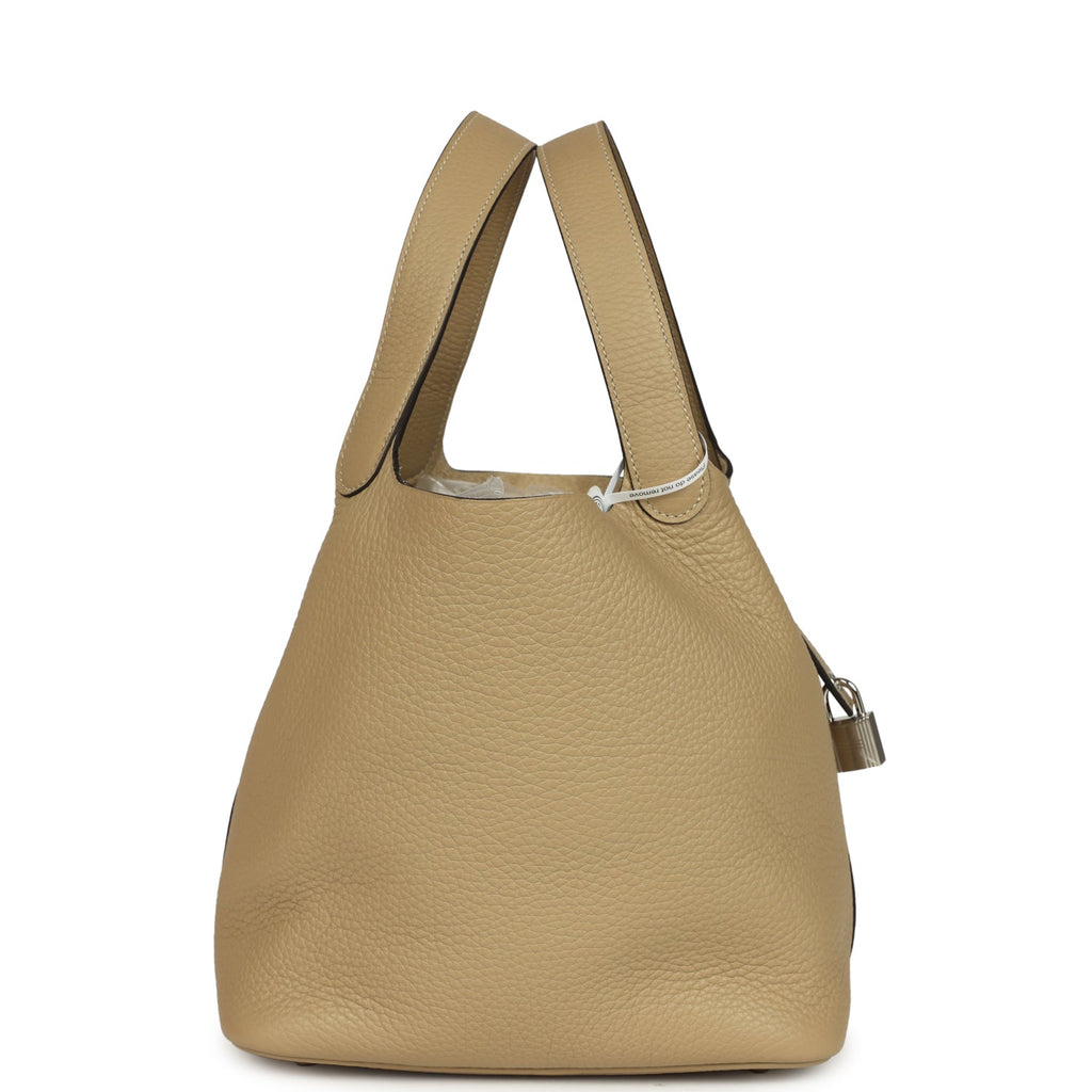 Hermes Picotin Lock 22 Trench Palladium Hardware Bag
