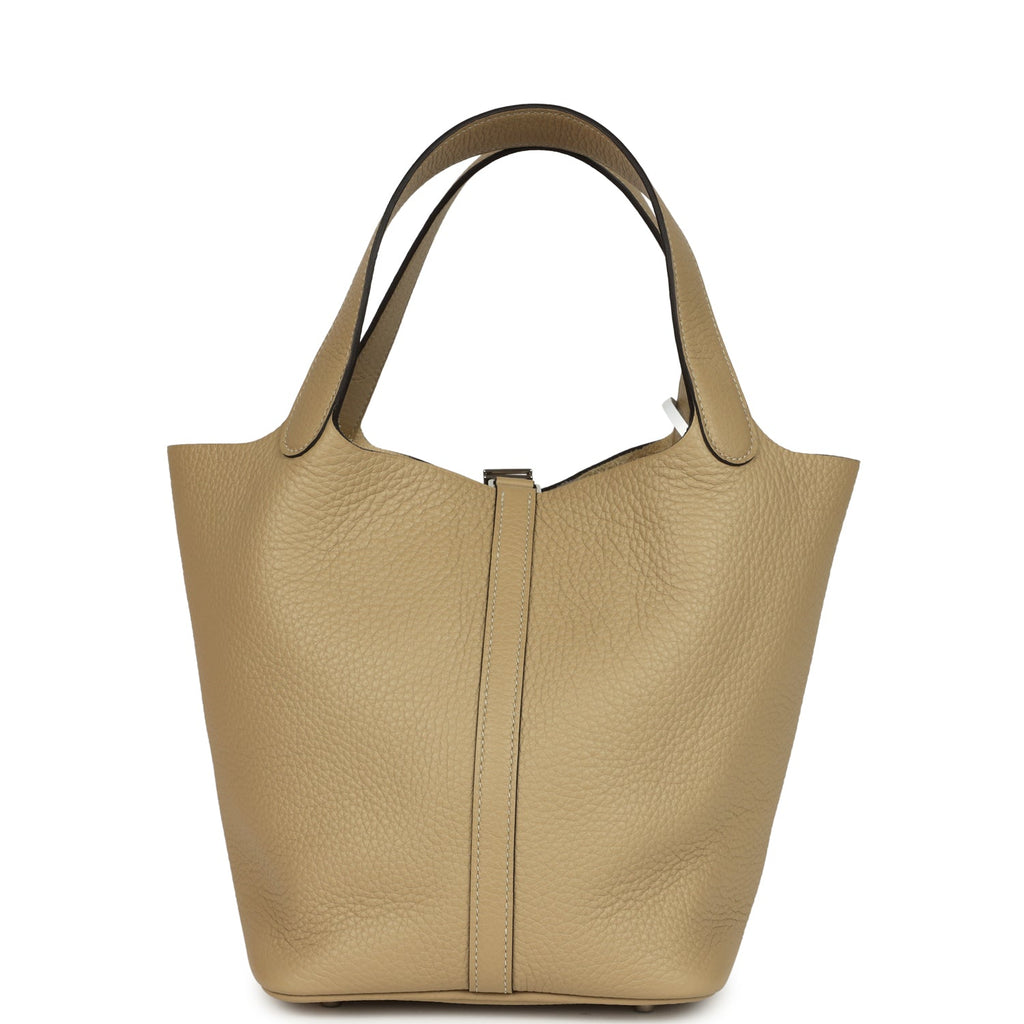 Hermes Picotin Lock 22 Trench Palladium Hardware Bag