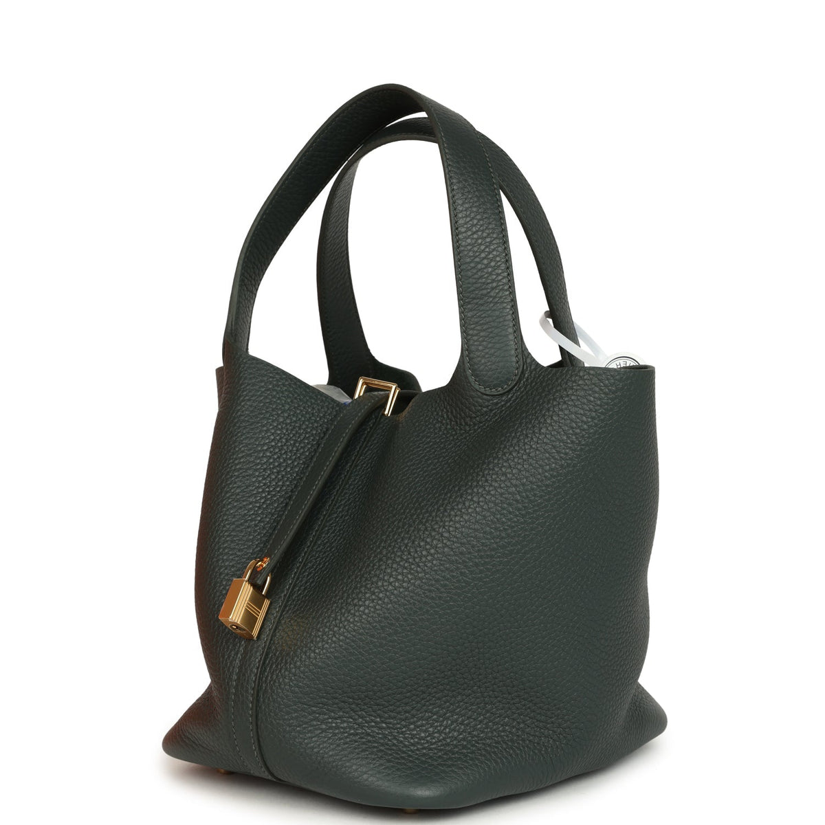 Hermes Picotin Lock 22 Vert Mangrove Gold Hardware Bag