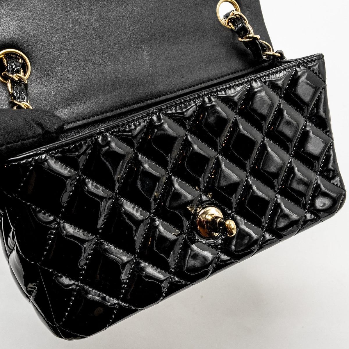 chanel-mini-rectangular-flap-bag-patent-black-lghw
