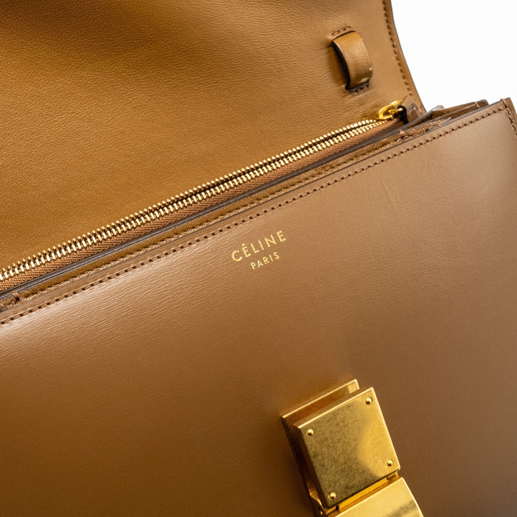 celine-medium-classic-box-calfskin-camel-ghw