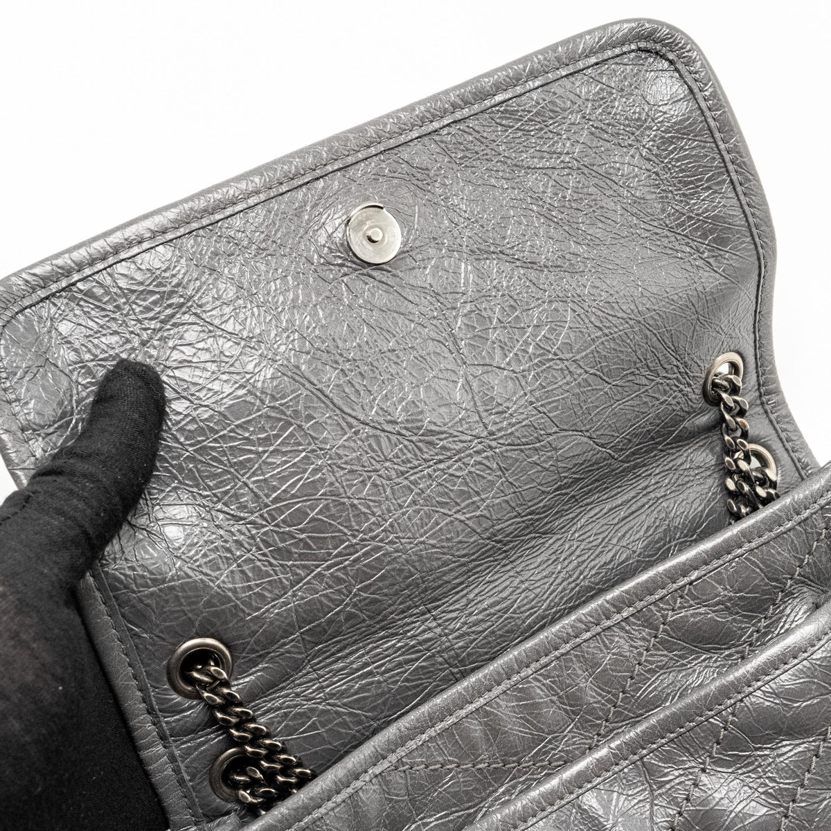 saint-laurent-niki-baby-calfskin-grey-shw
