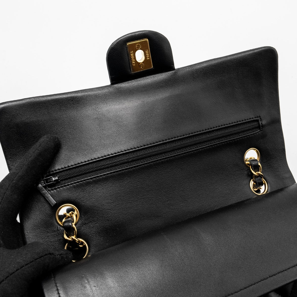chanel-medium-classic-double-flap-bag-lambskin-black-ghw-9