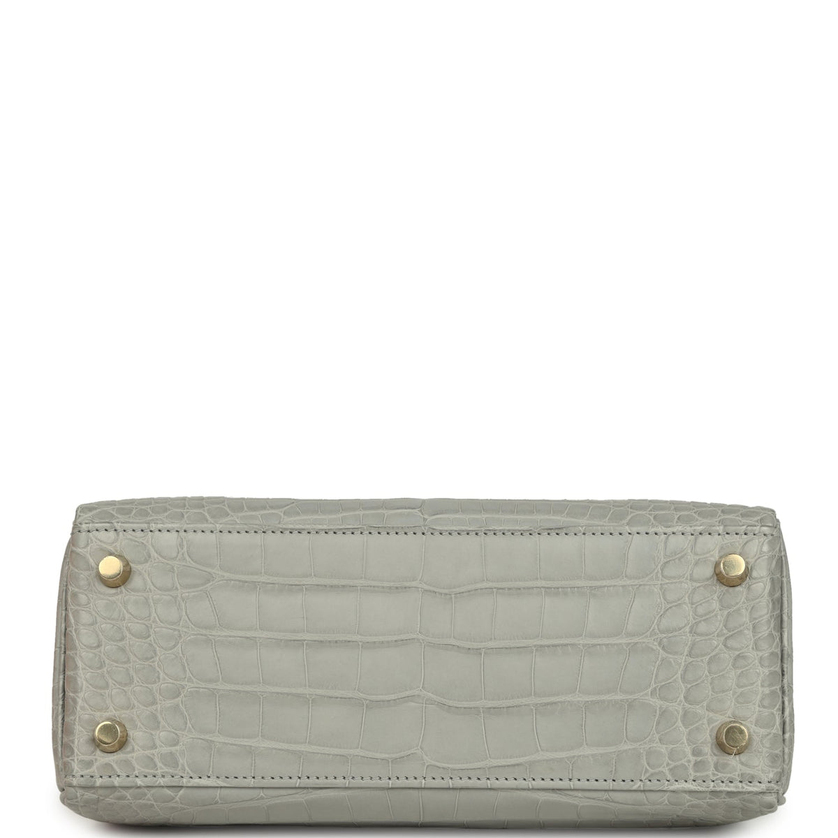 hermes-kelly-retourne-25-gris-perle-matte-alligator-gold-hardware-bag