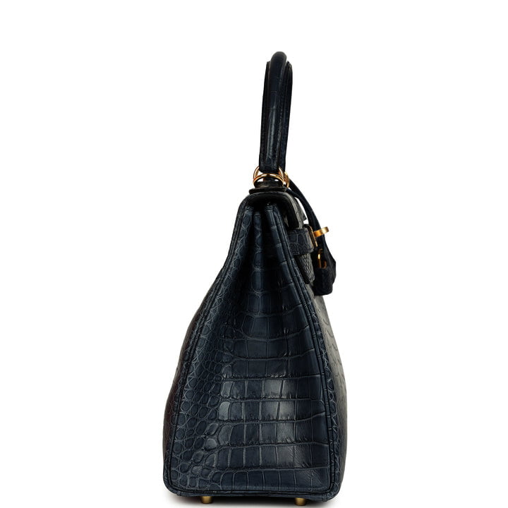 hermes-kelly-retourne-28-bleu-nuit-satin-matte-porosus-crocodile-gold-hardware-bag