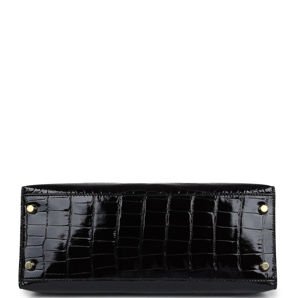 hermes-kelly-sellier-28-black-shiny-alligator-gold-hardware-bag